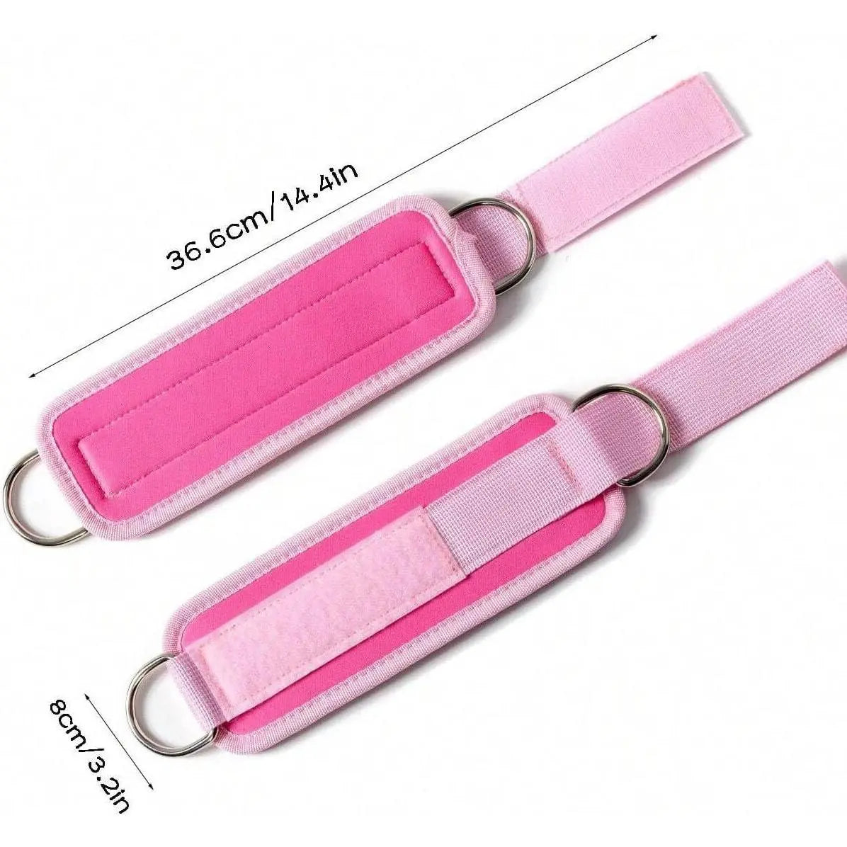 Ankle Resistance Bands, Ankle Resistance Bands with Cuffs, Ankle Bands for Exercise, Hip Exercise Equipment for Hip Training with Kickbacks, Hip Lift Bands, Leg and Hip Fitness Training
