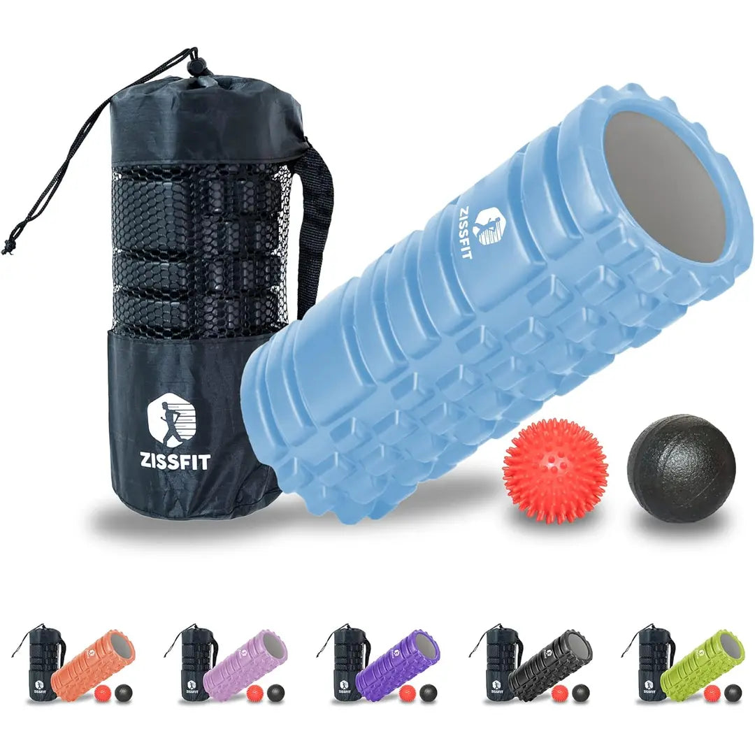 Foam Roller - Medium Density Deep Tissue Massager for Muscle Massage and Myofascial Trigger Point Release, Multicolor