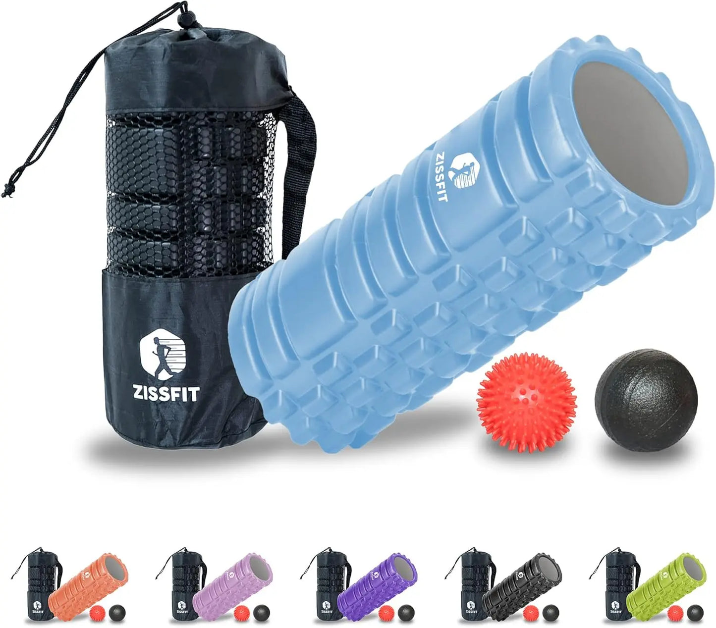Foam Roller - Medium Density Deep Tissue Massager for Muscle Massage and Myofascial Trigger Point Release, Multicolor