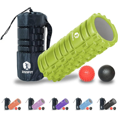 Foam Roller - Medium Density Deep Tissue Massager for Muscle Massage and Myofascial Trigger Point Release, Multicolor