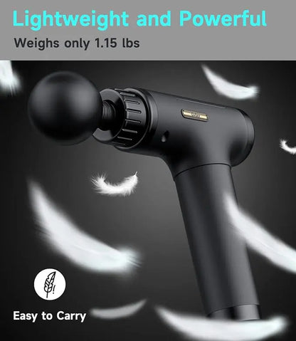 Handheld Electric Fascia Massager Gun Massage Devices Neck , Handheld Mini Massager Gun Contains 6 Massage Head,Quiet Portable Comfort, Dealsforyoudays