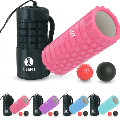 Foam Roller - Medium Density Deep Tissue Massager for Muscle Massage and Myofascial Trigger Point Release, Multicolor