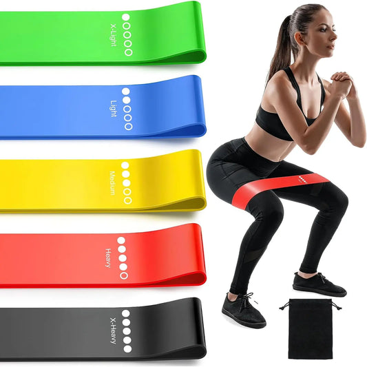 Resistance Bands Set – 5 Levels for Women & Men