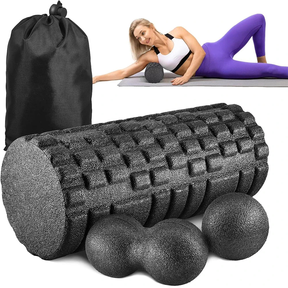 4-in-1 Foam Roller Recovery Set