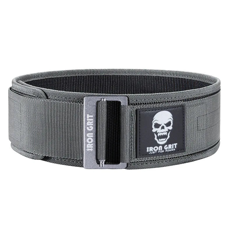 Quick Locking Weightlifting Belt Adjustable Nylon Gym Workout Belts for Men and Women Deadlifting Squatting Lifting Back Support