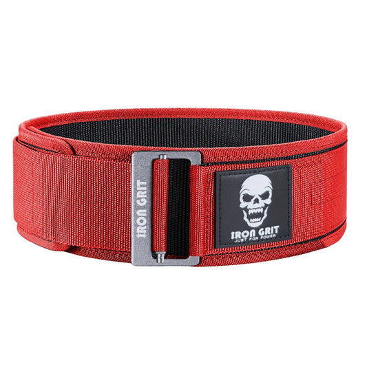 Quick Locking Weightlifting Belt Adjustable Nylon Gym Workout Belts for Men and Women Deadlifting Squatting Lifting Back Support