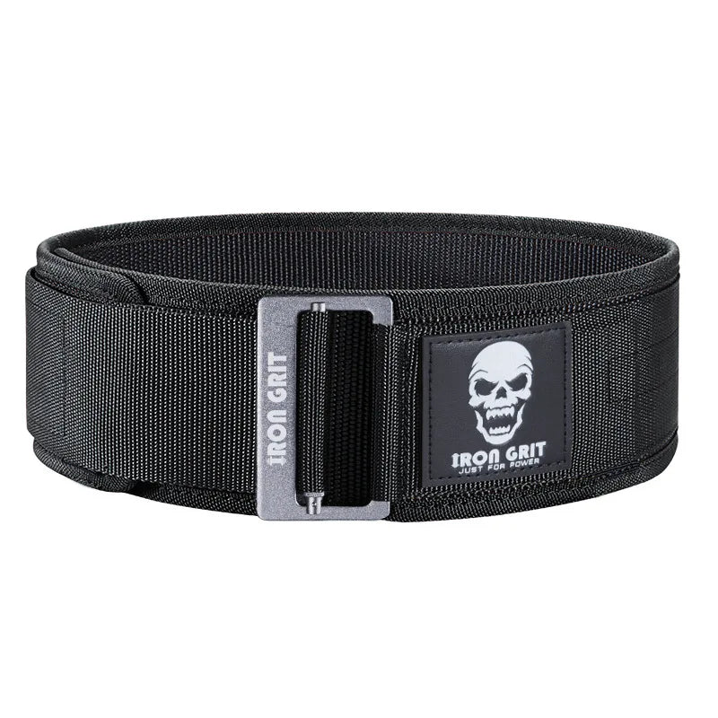 Quick Locking Weightlifting Belt Adjustable Nylon Gym Workout Belts for Men and Women Deadlifting Squatting Lifting Back Support