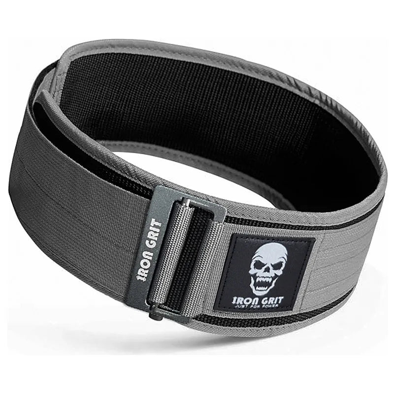 Quick Locking Weightlifting Belt Adjustable Nylon Gym Workout Belts for Men and Women Deadlifting Squatting Lifting Back Support