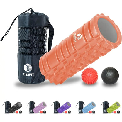 Foam Roller - Medium Density Deep Tissue Massager for Muscle Massage and Myofascial Trigger Point Release, Multicolor