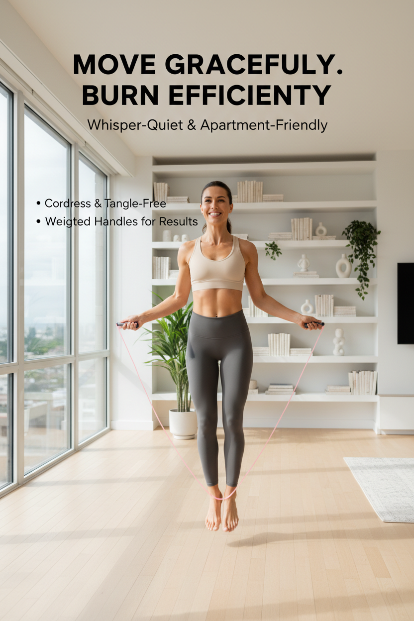 Adjustable Jump Rope – Tangle-Free PVC